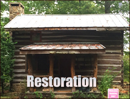 Historic Log Cabin Restoration  Williamsfield, Ohio